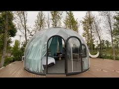 Lều bong bóng ISO Glamping Chống tia cực tím 100% Mái vòm bong bóng ngoài trời