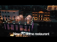 Bảo vệ khỏi tia cực tím chống nước Lều bong bóng trong suốt Thông gió 4m2 - 24m2