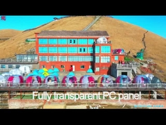 Bảo vệ UV Lều bong bóng có thể nhìn thấy di động với hệ thống chiếu sáng