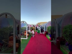 Bảo vệ UV Lều bong bóng có thể nhìn thấy di động với hệ thống chiếu sáng