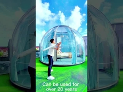 Nhà ngoài trời sang trọng Four Seasons Camping Transparent Dome Plycarbonate