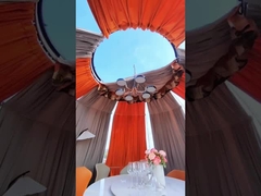 Sự kiện 360 độ Khách sạn chống nước Kháng tia cực tím Ngôi sao PC Glamping Igloo Nhà mái vòm địa chất