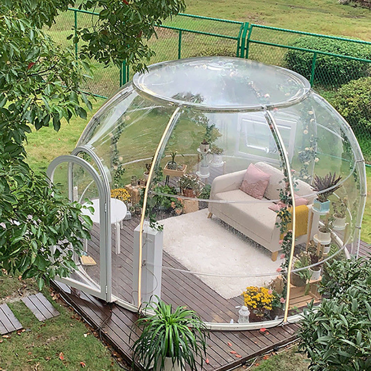 Lều bong bóng ISO Igloo Độ dày 5 mm Nhà mái vòm trong suốt cho các địa điểm thể thao