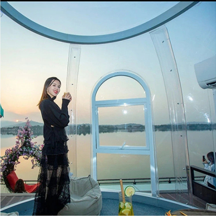 Lều bong bóng bền Đường kính nhà 2,5m Lều bong bóng sang trọng cho các cơ sở giải trí
