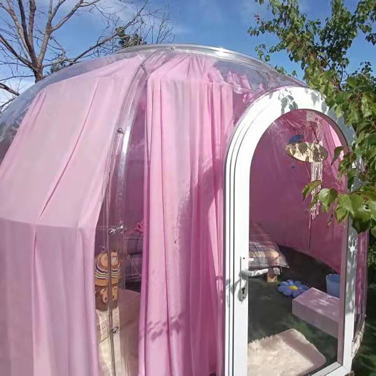 Lều Igloo trong vườn đương đại Lều mái vòm nhà kính 5 mm cho các địa điểm thể thao