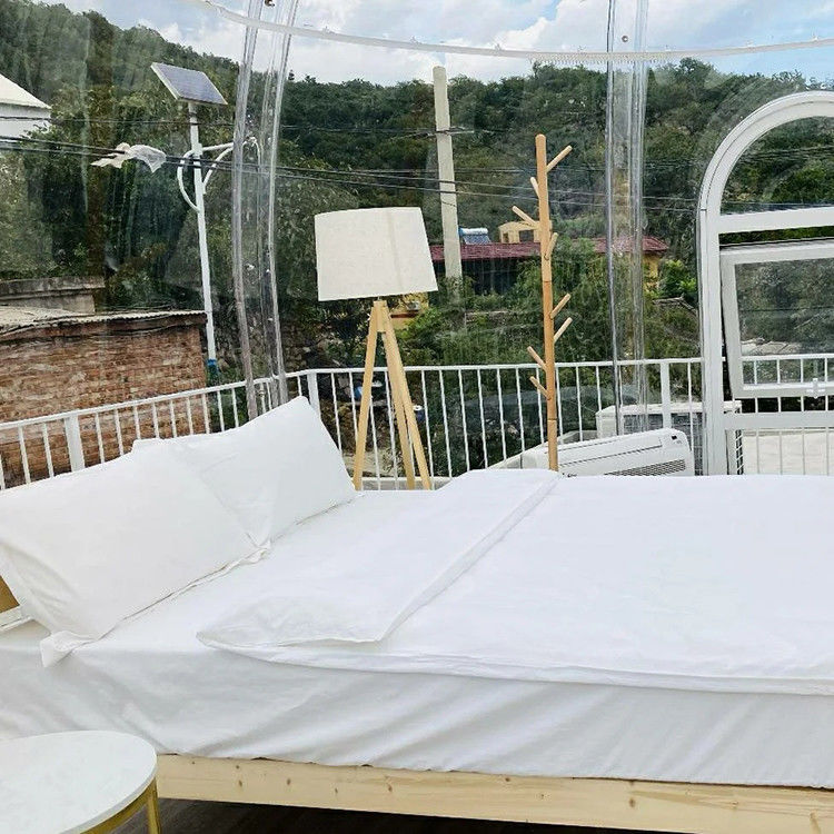 Lều bong bóng ngoài trời màu tùy chỉnh Đường kính Lều mái vòm không thấm nước 5m