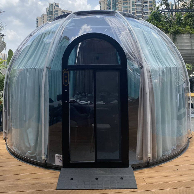 99.9% Kháng tia cực tím rõ ràng PC Dome House Igloo Bubble Tent Cho Cắm trại ngoài trời