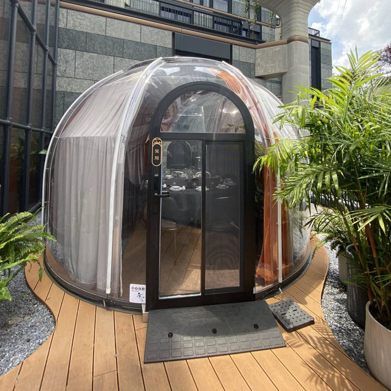 99.9% Kháng tia cực tím rõ ràng PC Dome House Igloo Bubble Tent Cho Cắm trại ngoài trời