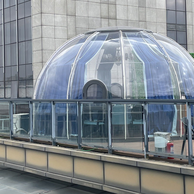 PC Dome House Glamping Bubble Tent Cho Cắm trại ngoài trời Và Tiệc tùng sân sau